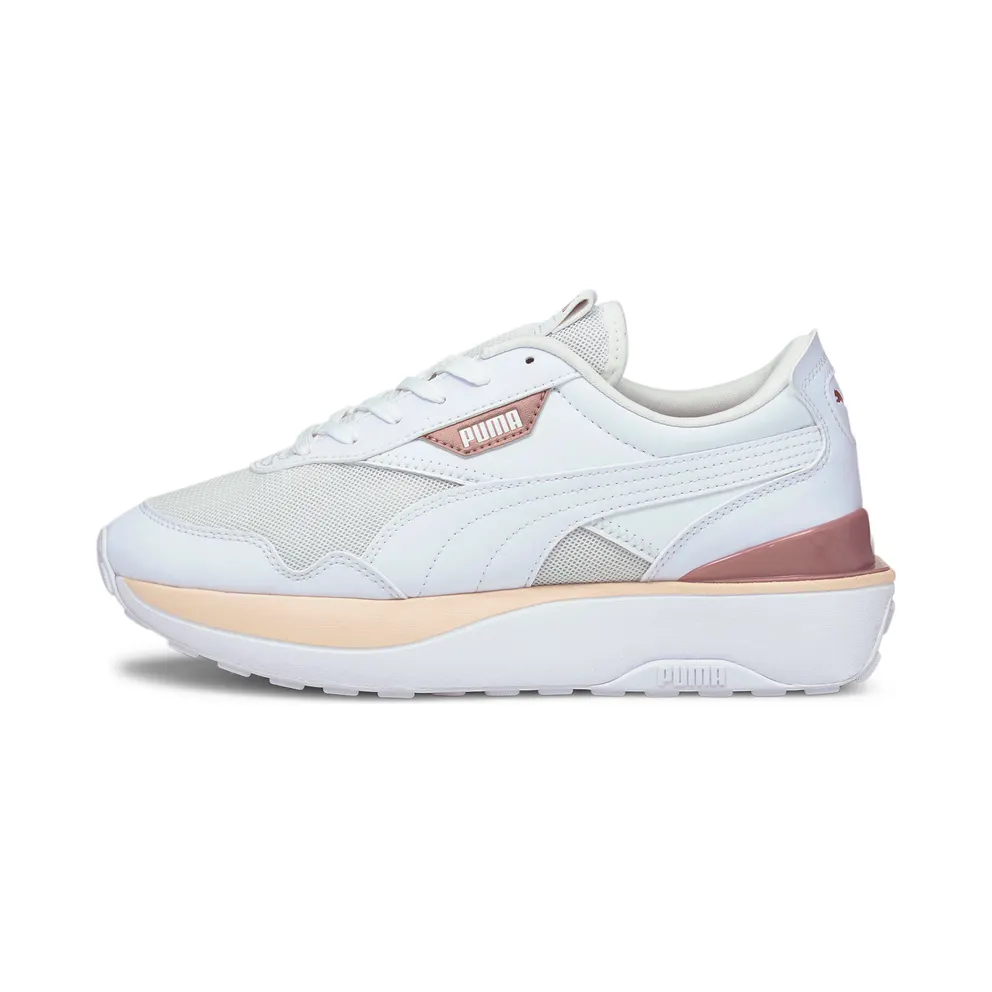 Puma Cruise Rider White/Pink (374865-01)