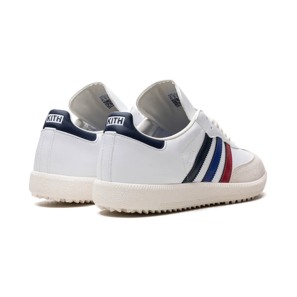 Adidas Samba Golf “Kith – Red Blue Navy” (JH8176)