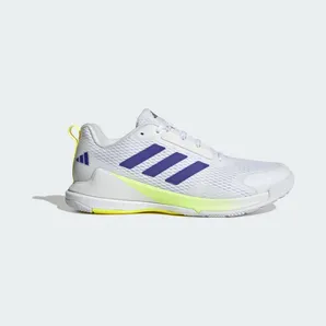 adidas Novaflight 2 Indoor “Cloud White / Pure Purple / Hi-Res Yellow” (KJ9635)