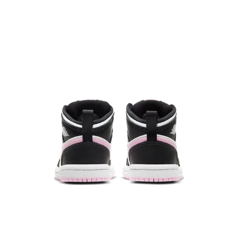 Jordan 1 Mid Black White Light Pink (644507-103)