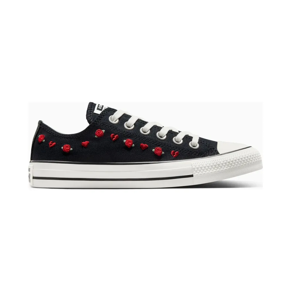 Converse Chuck Taylor All Star Roses Black Black/Red/Egret (A13651C)
