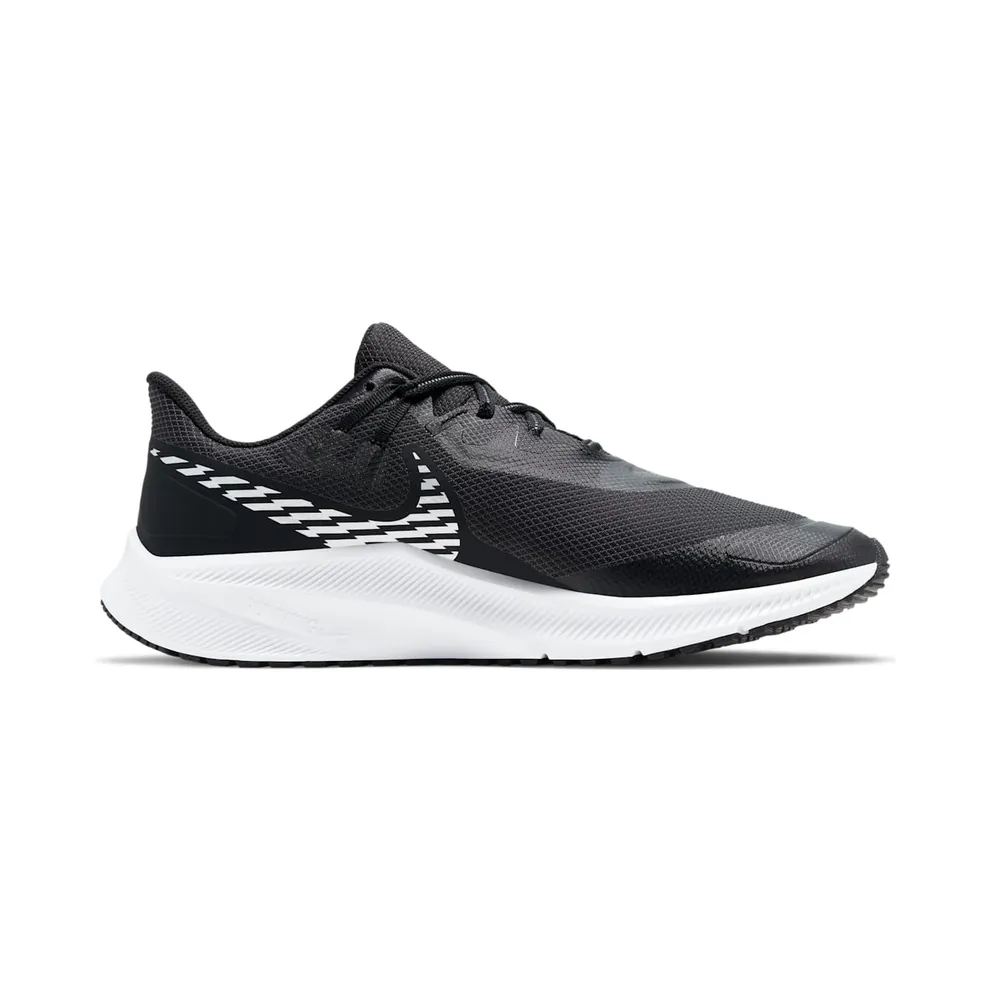 Nike Quest 3 Shield “Black / Dark Smoke Grey / White / Metallic Silver” (CQ8894-001)
