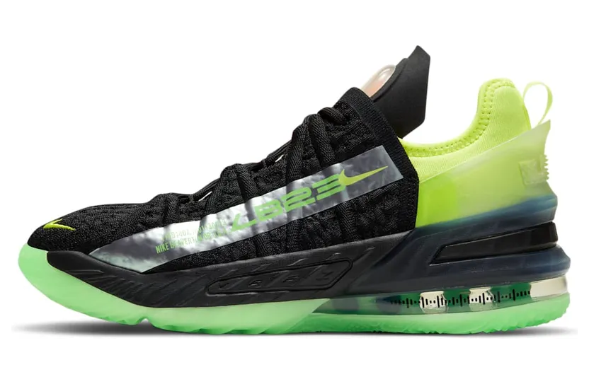Nike LeBron 18 Black Crimson Volt (CW2760-009)