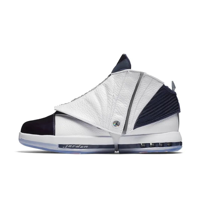 Jordan 16 Retro Midnight Navy (2016) White/Midnight Navy (683075-106)