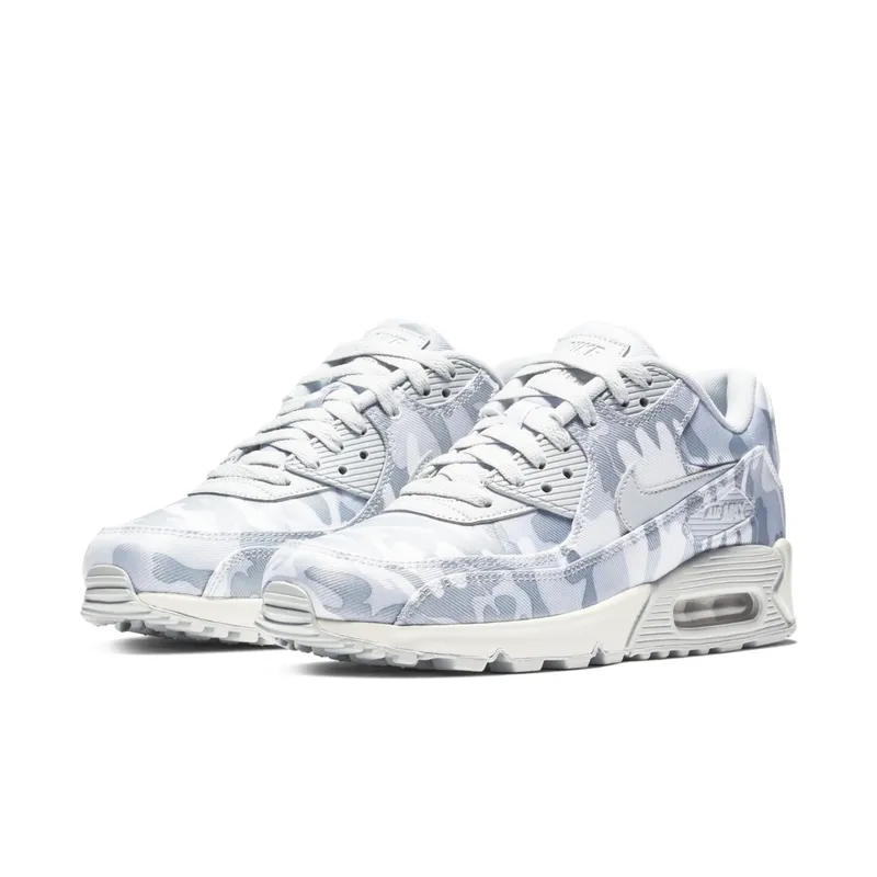 Nike Air Max 90 Winter Camo (W) Pure Platinum/Wolf Grey-Summit White (AQ9721-001)