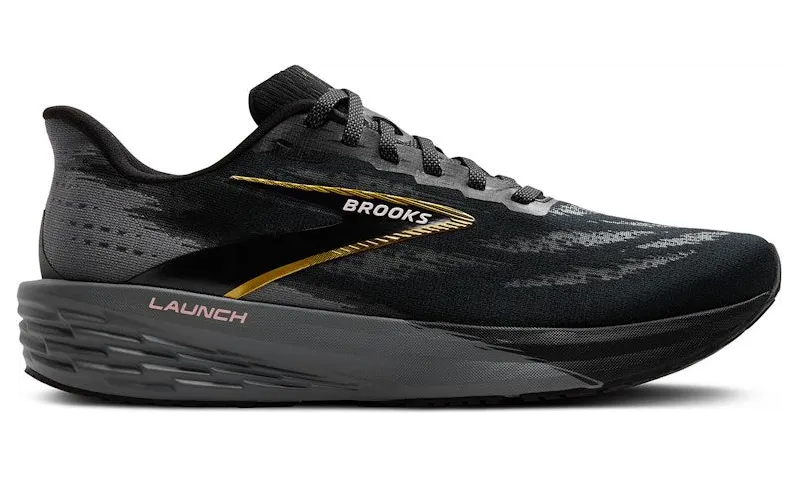Brooks Launch 11 Black Grey Gold (110450-1D-077)