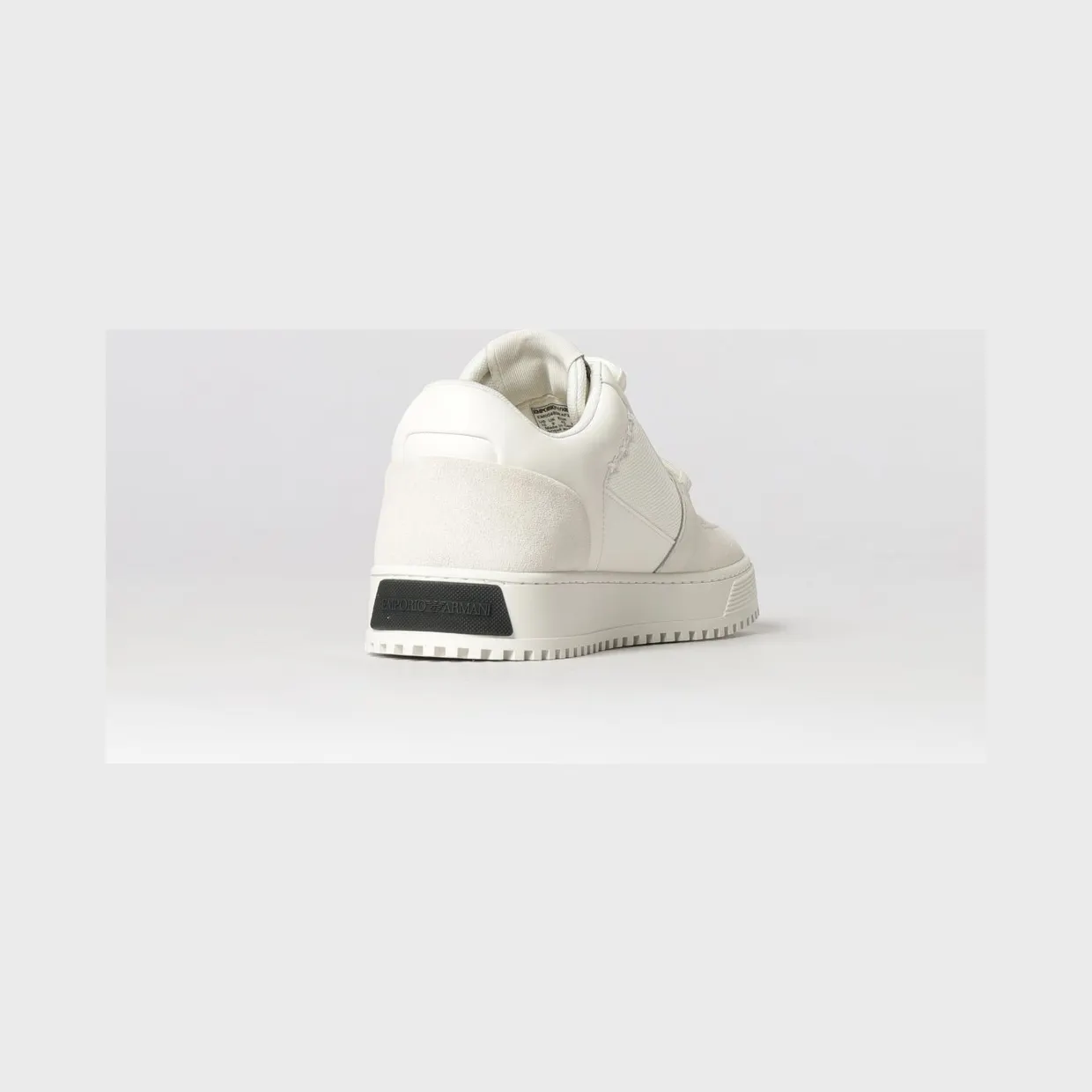 Emporio armani Mesh and Suede Sneakers White (EM004838AF24321M0360) (2)