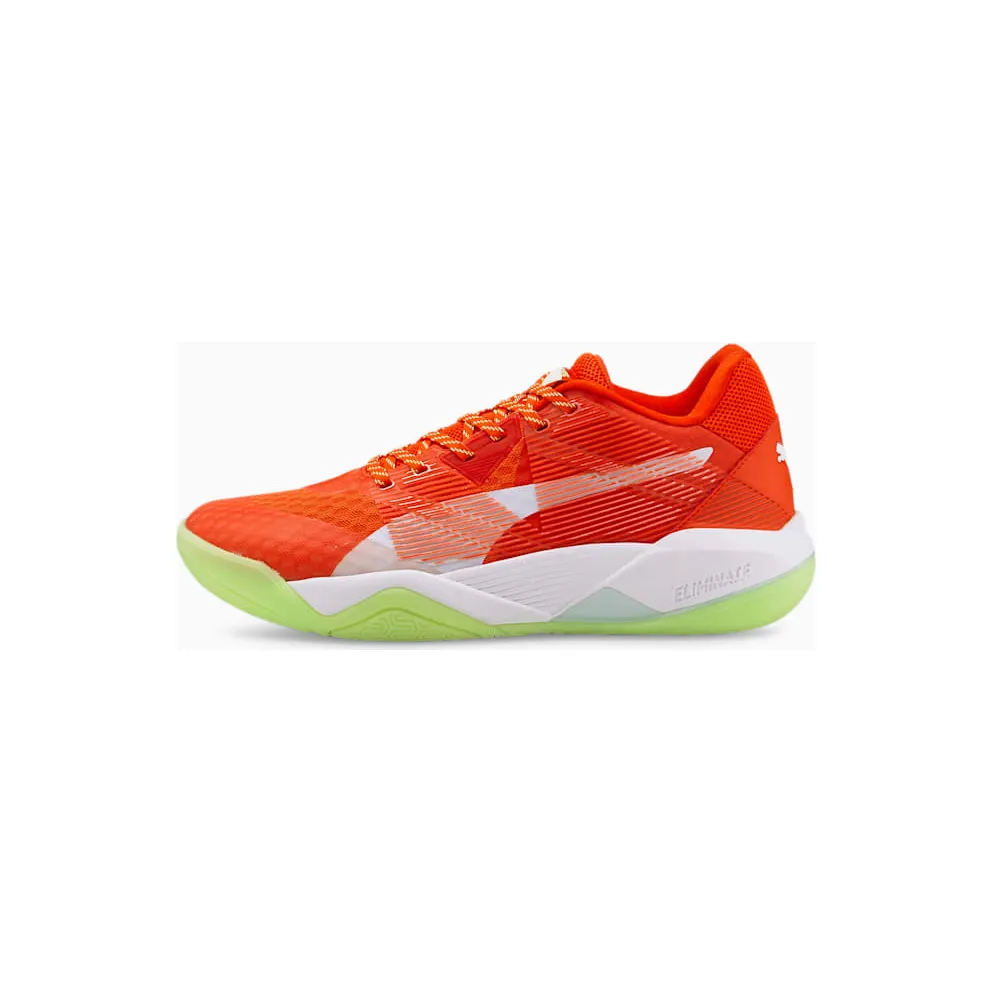 Puma Eliminate Power Nitro Handball Shoes Green/White/Orange (10646004)