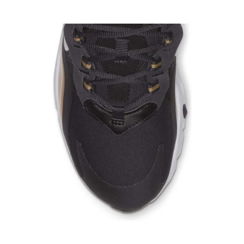 Nike Air Max 270 React Metallic Gold (GS) Anthracite/Black/Metallic Gold (BQ0103-005)