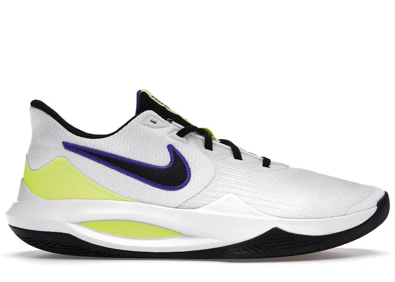 Nike Precision 5 White Barely Volt (CW3403-100)