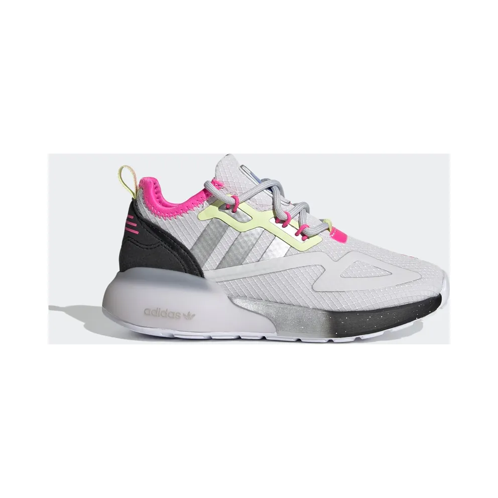 adidas ZX 2K Dash Grey / Silver Metallic / Yellow Tint (H69033)