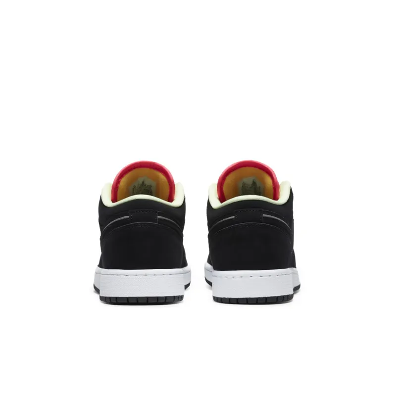 Jordan 1 Low Aurora Green (GS) Black/Black-Aurora Green (CV9844-013)