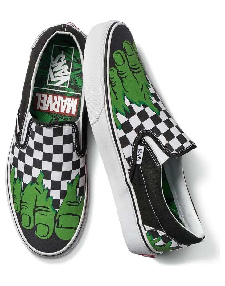 Vans Slip-On Marvel Hulk (VA38F7U44)