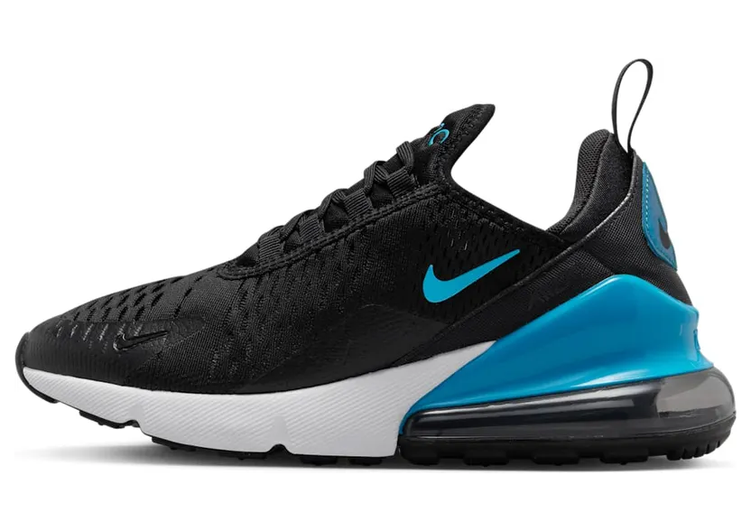 Nike Air Max 270 Black Blue Lightening White (FD0676-001)