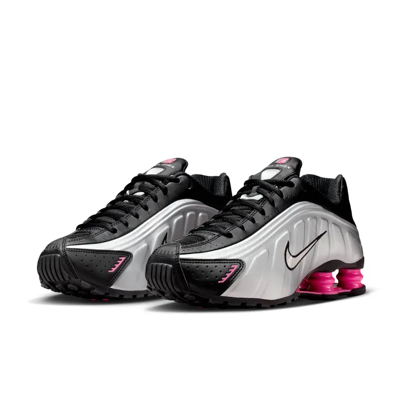 Nike Shox R4 “Black Metallic Silver Pinksicle” (AR3565-012)