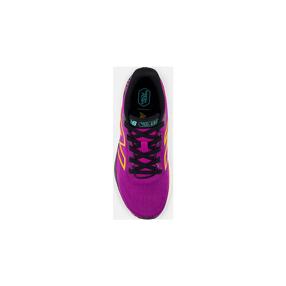 NEW BALANCE Fresh Foam 680 v8 “Purple Fuchsia / Black / Ginger Lemon” (W680CP8)