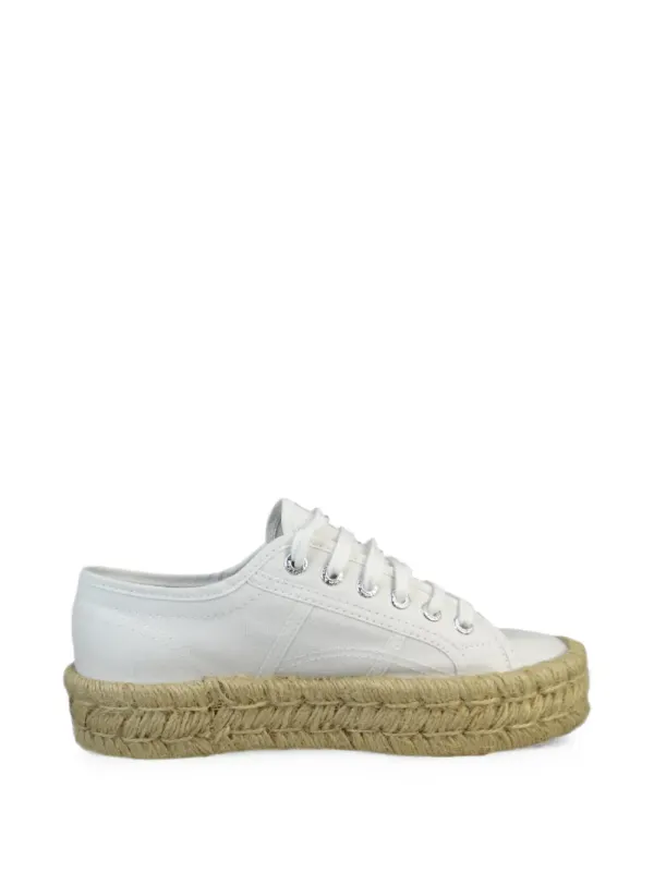 Superga Sneakers mit geflochtener Sohle – Weiß (S6145EWAJR)
