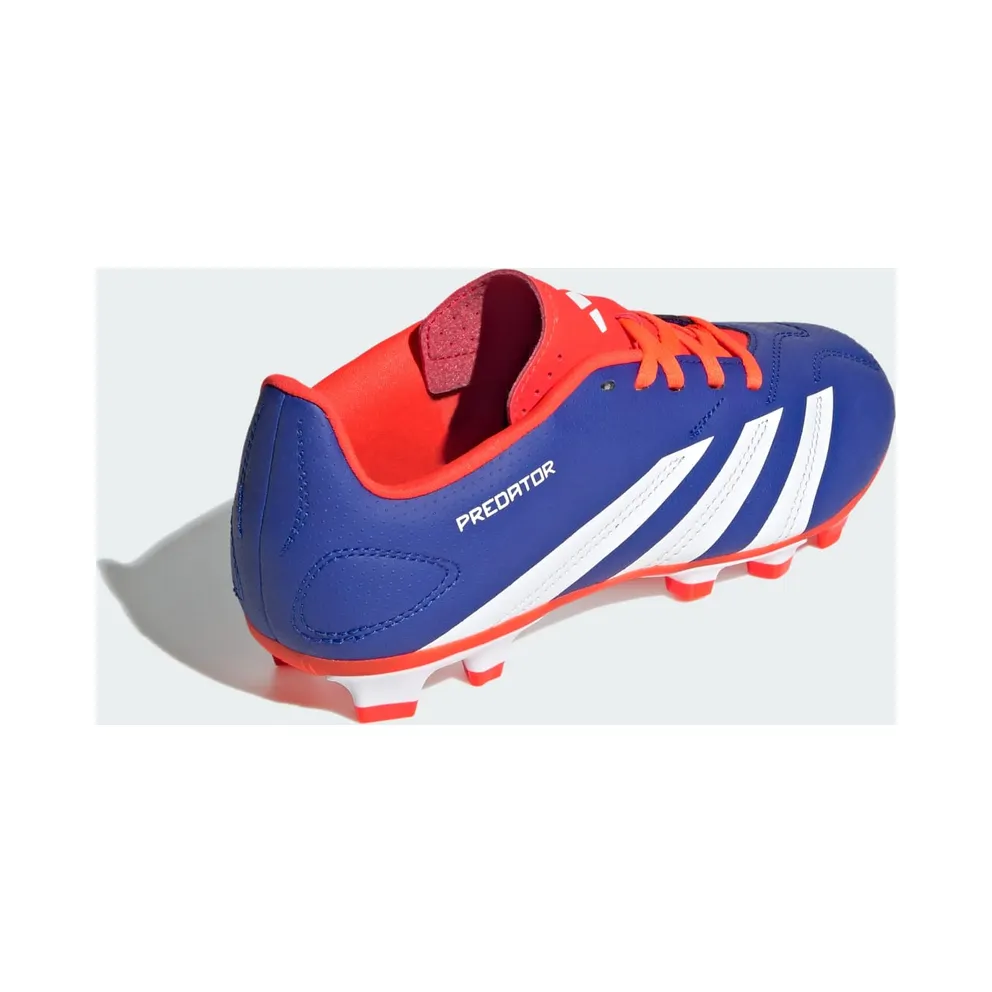 adidas Predator Club Flexible Ground Boots Kids “Lucid Blue / Cloud White / Solar Red” (IF6424)