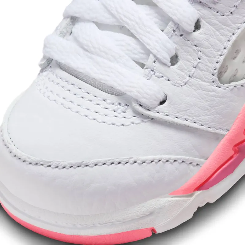 Jordan 5 Retro Low White Desert Berry Black Coral Chalk (DX4391-116)