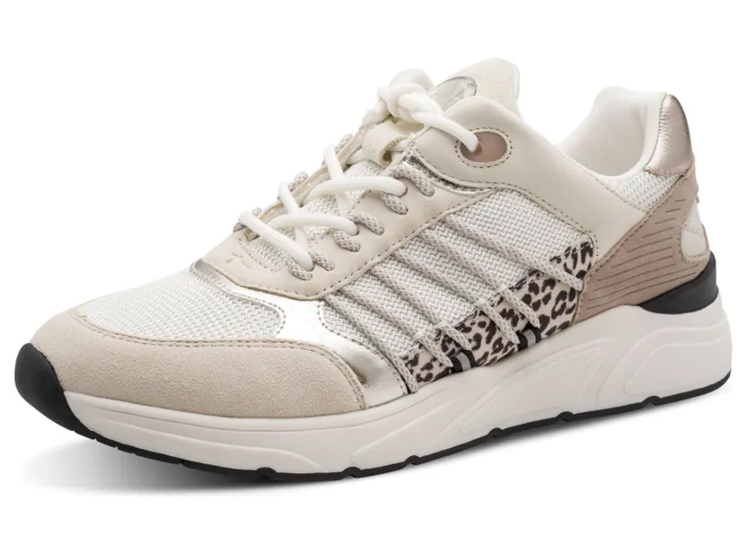 Tamaris sneaker Beige / Lichtbruin / Donkerbruin / Wit (2183935)