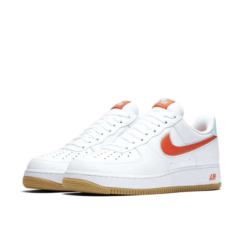 Nike Air Force 1 Low White Chile Red Glacier Ice (2020) (DA4660-101)