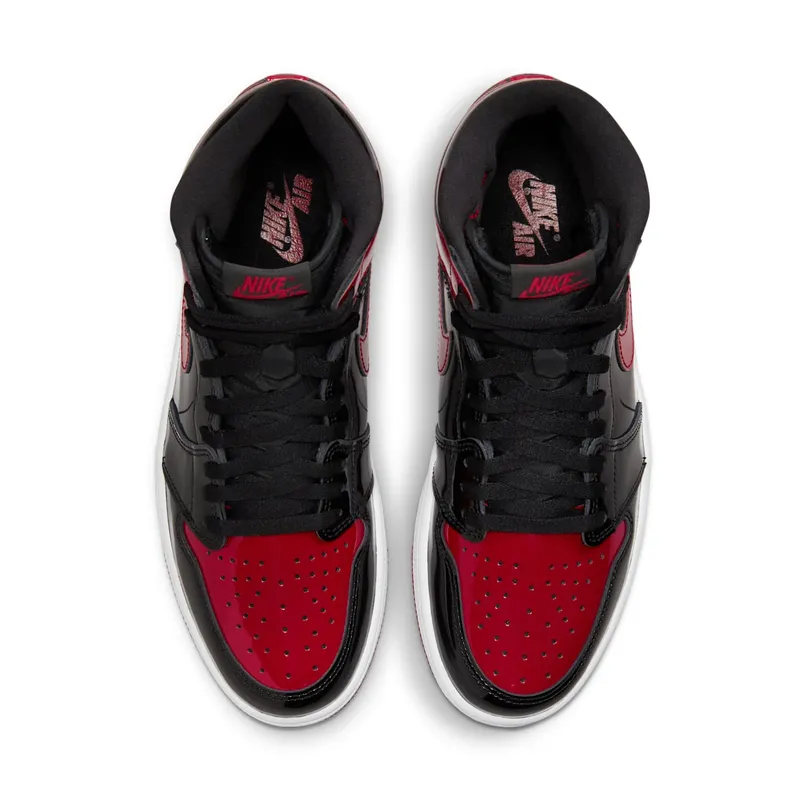 Air Jordan 1 Retro High OG Bred Patent (555088-063)
