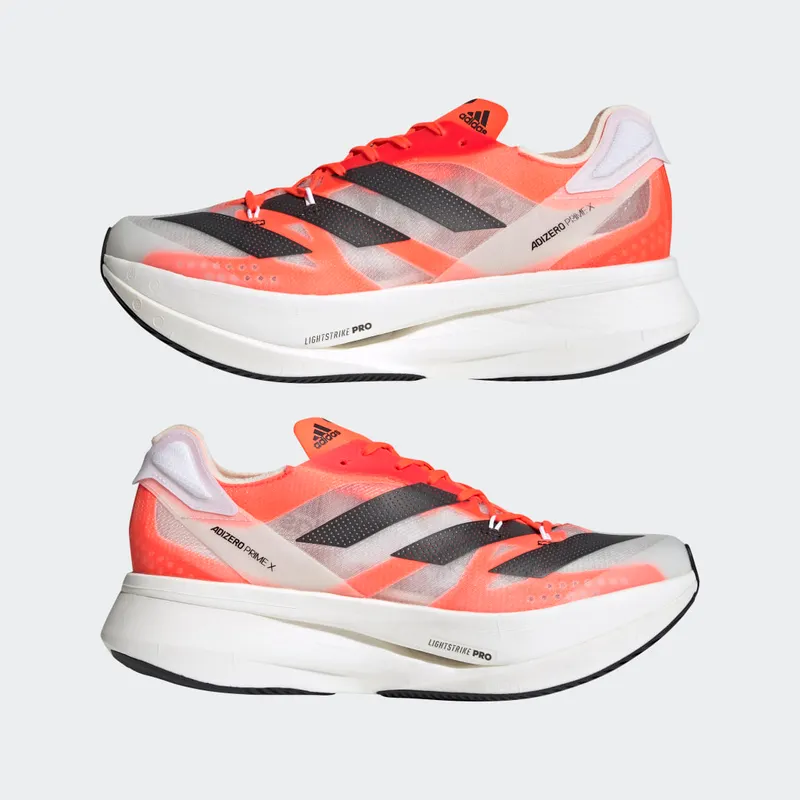 adidas Adizero Prime X Cloud White / Carbon / Solar Red (G54976)