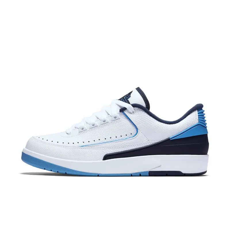 Jordan 2 Retro Low University Blue (2016) White/University Blue-Midnight Navy (832819-107)