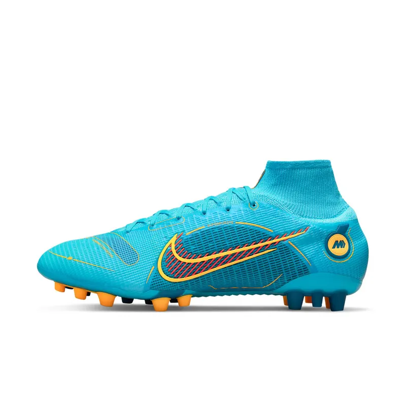 Nike Mercurial Superfly 8 Elite AG Chlorine Blue Laser Orange (DJ2841-484)