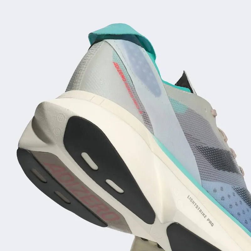 adidas Adizero Adios Pro 3 Off White Aurora Ink Flash Aqua (IE6235)