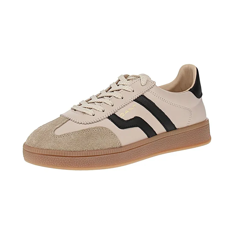 Gant suede-panelled lace-up sneakers – Beige (33531344G187)
