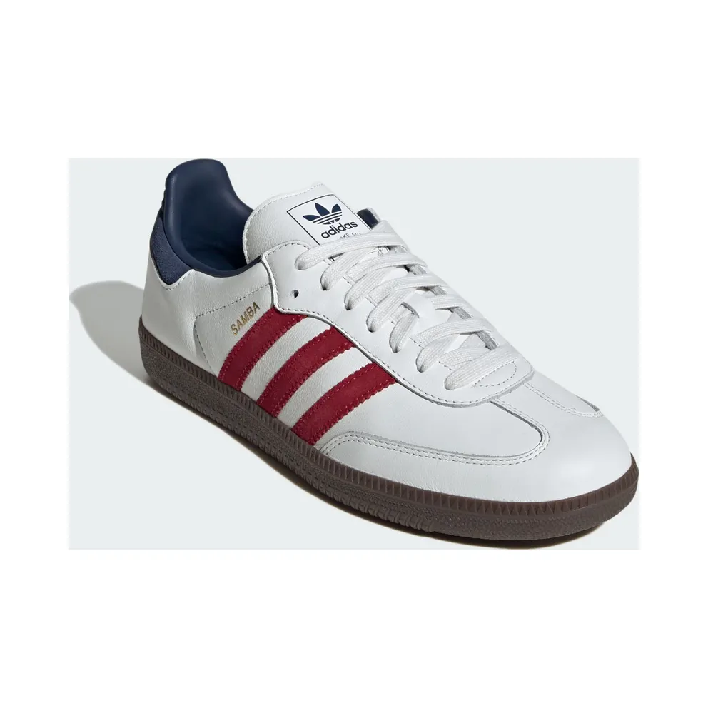 Adidas Samba OG Core White / Team Victory Red / Night Indigo (IH4881)
