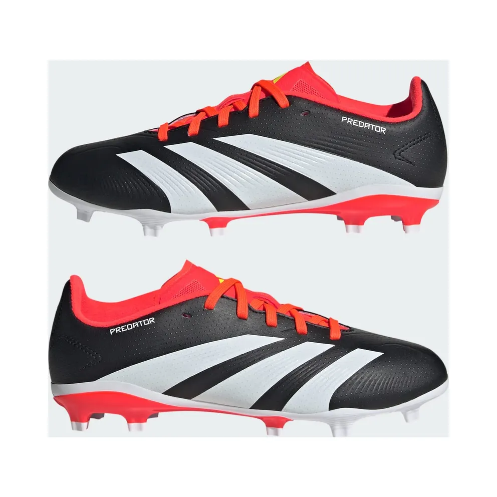 adidas Predator 24 League FG Core Black Cloud White Solar Red (IG7748)