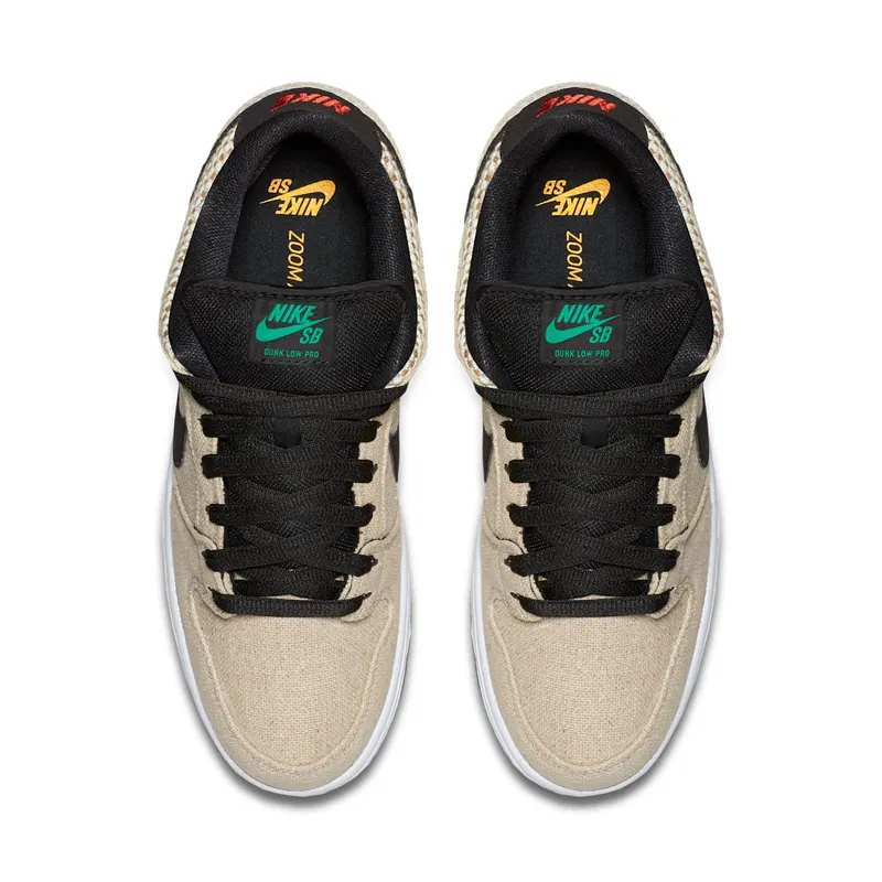 Nike Dunk SB Low 420 Bamboo/White-Challenge Red-Black (313170-206)