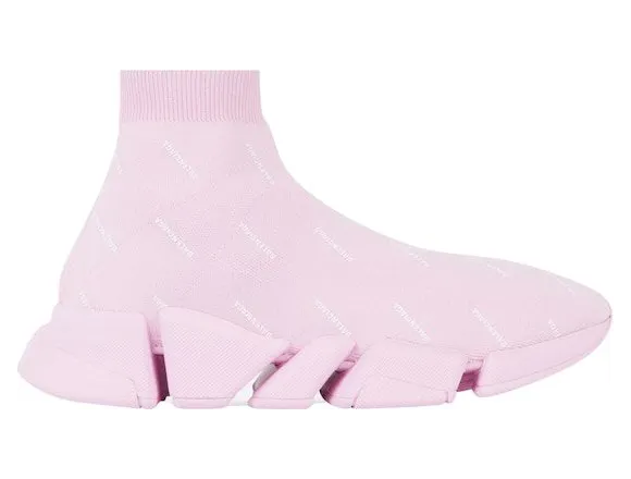 Balenciaga Speed 2.0 Recycled Knit AllOver Pink (617196W2DBO5601)