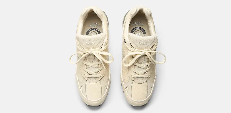 New Balance 991 (W) “Cream Croc” (W991CR1)