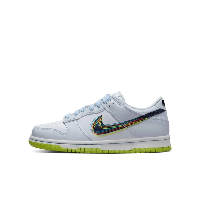 Nike Dunk Low (GS) “3D Swoosh” (DV3478-100)