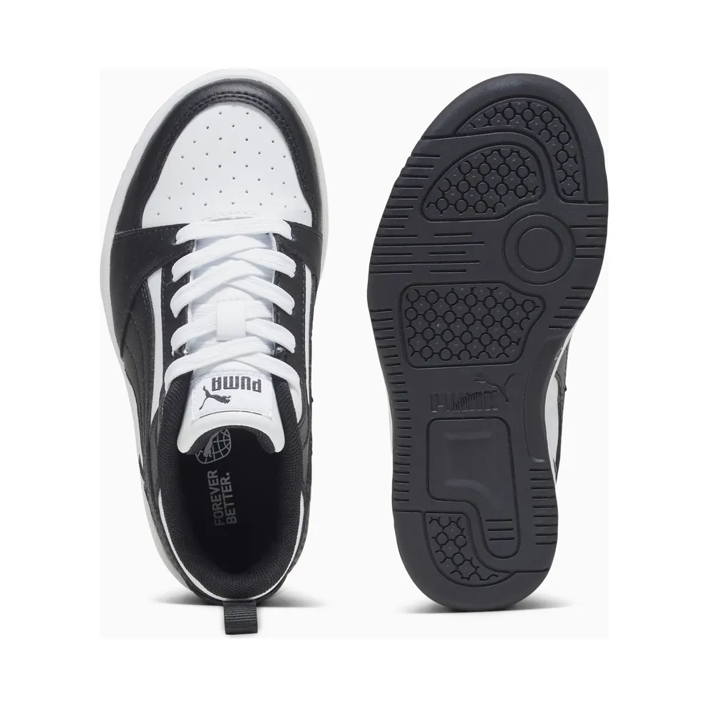 Puma Rebound V6 Lo White/Black (393834-01)