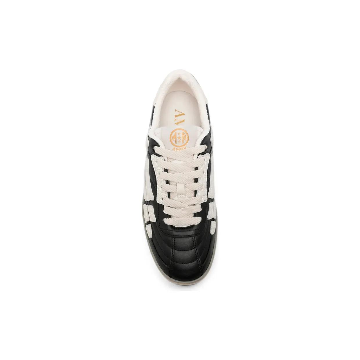 Amiri Pacific Bones Leather “Black/Neutrals” (AMSNSN1098 001) (4)