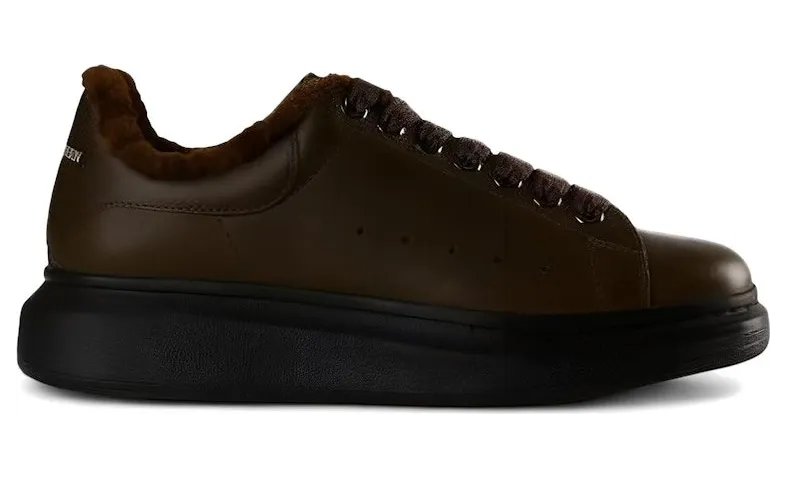 Alexander McQueen Oversized Brown Black Wool (604228 WHXE2 3738)