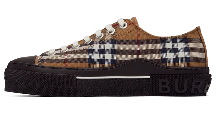 Burberry Brown Vintage Check Sneakers (8049608) (3)