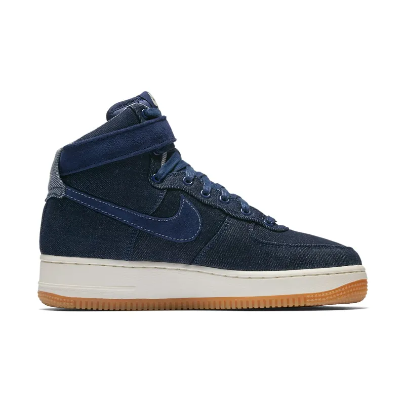 Nike Air Force 1 Hi SE Denim Binary Blue/Muslin-Sail (W)