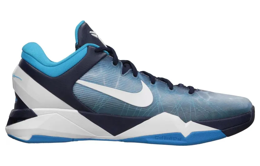 Nike Zoom Kobe 7 ‘Shark’ Obsidian/White/Blue Grey-Current Blue (488371-401)