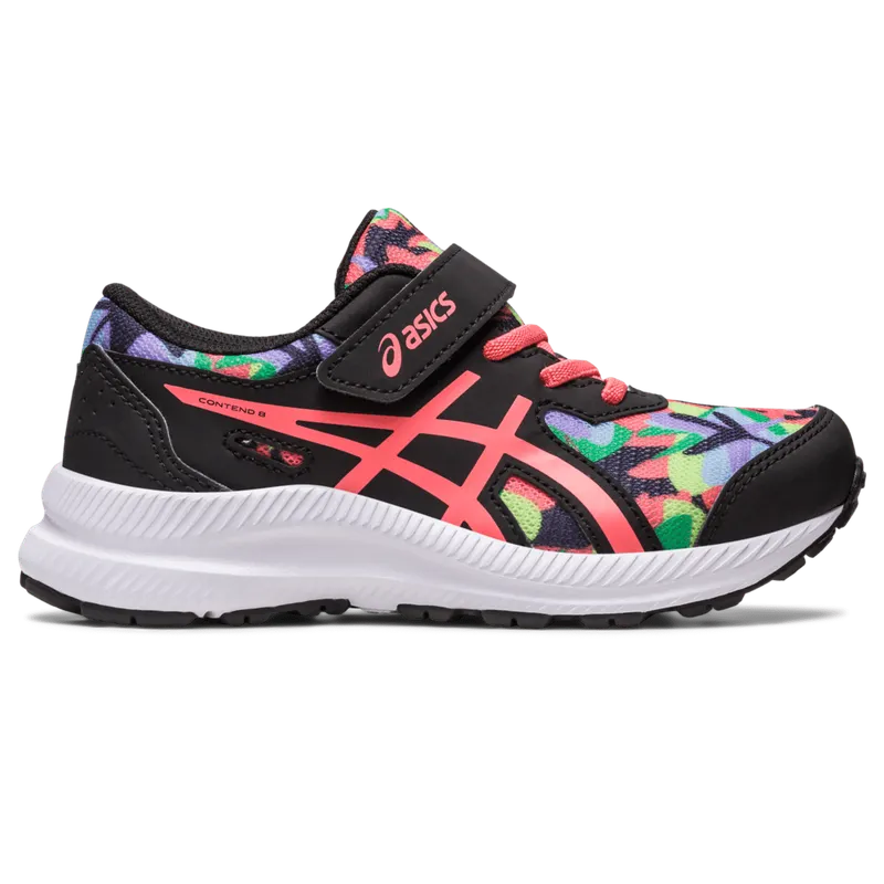 Asics CONTEND 8 PS PRINT Black/Papaya (1014A293.004)