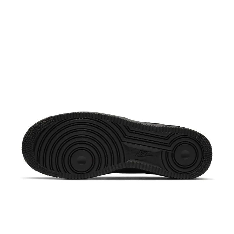 Nike Air Force 1 Low Triple Black (White Tongue) Black/Black-Black (CJ1607-001)