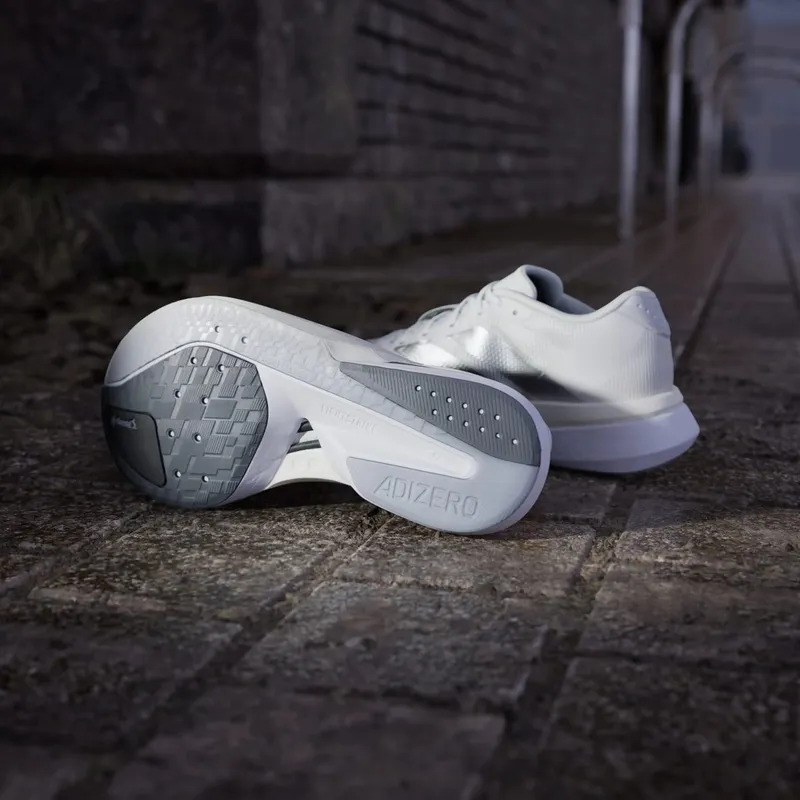 adidas Adizero Boston 13 Cloud White Matte Silver Dash Grey (JS4948)