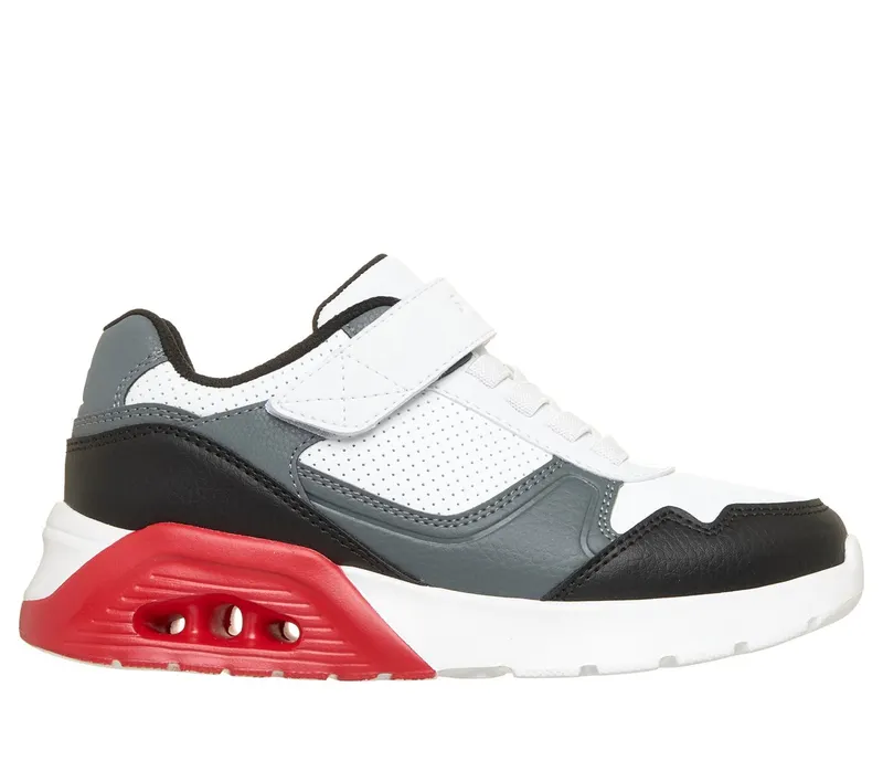 Skechers UNO Lite 2.0 – Pillar Duo Sneaker Wht/Black/Red