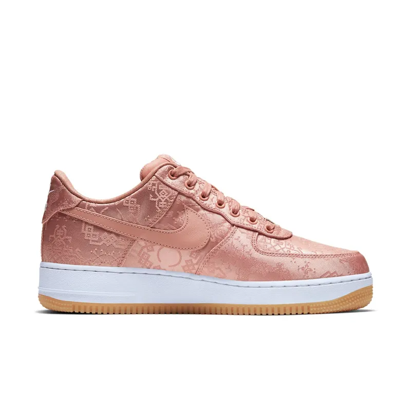 Nike Air Force 1 Low Clot Rose Gold Silk (Special Box) Rose Gold/White-Gum Medium Brown (CJ5290-600)