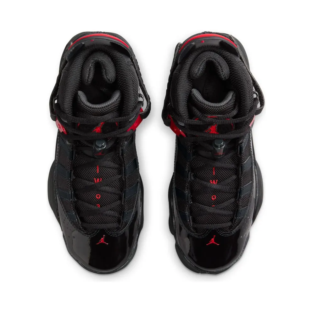 Jordan 6 Rings GS “Black Varsity Red” (323419-026)
