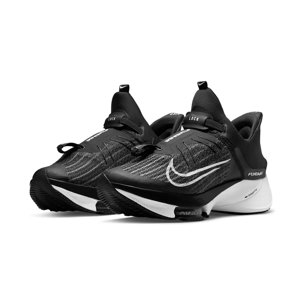 Nike Air Zoom Tempo NEXT% FlyEase Easy On/Off Road Running Black (CV1889-005)